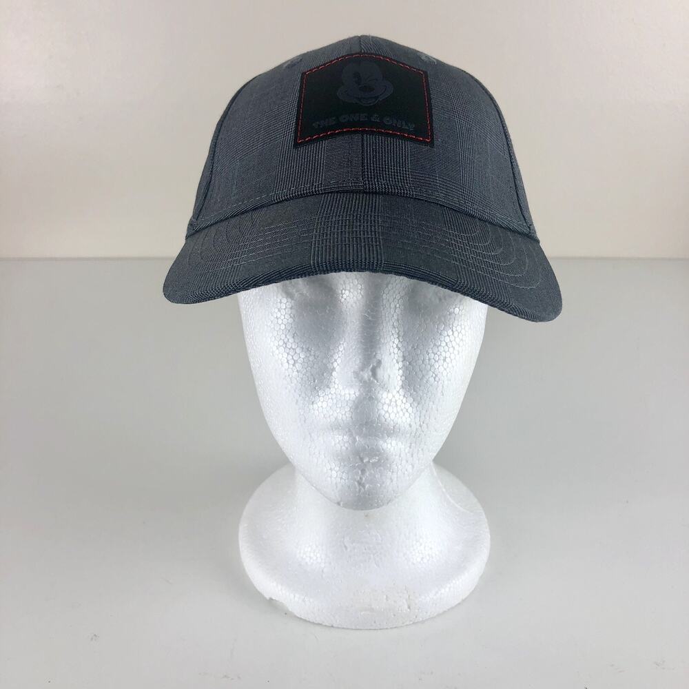 Disney Parks Authentic Plaid Mickey Mouse The One And Only Baseball Cap Hat
